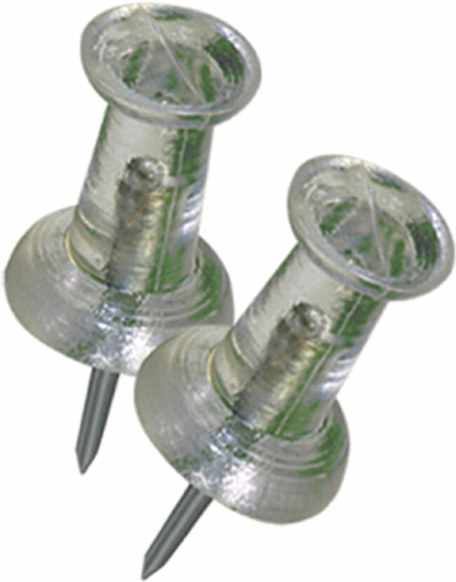 ANCH-122640 - PUSH PINS – PACK OF 25 CLEAR