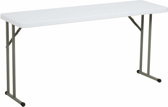 ONT-TAB75 - TABLE/FOLD IN HALF-PLASTIC- 18 x 72