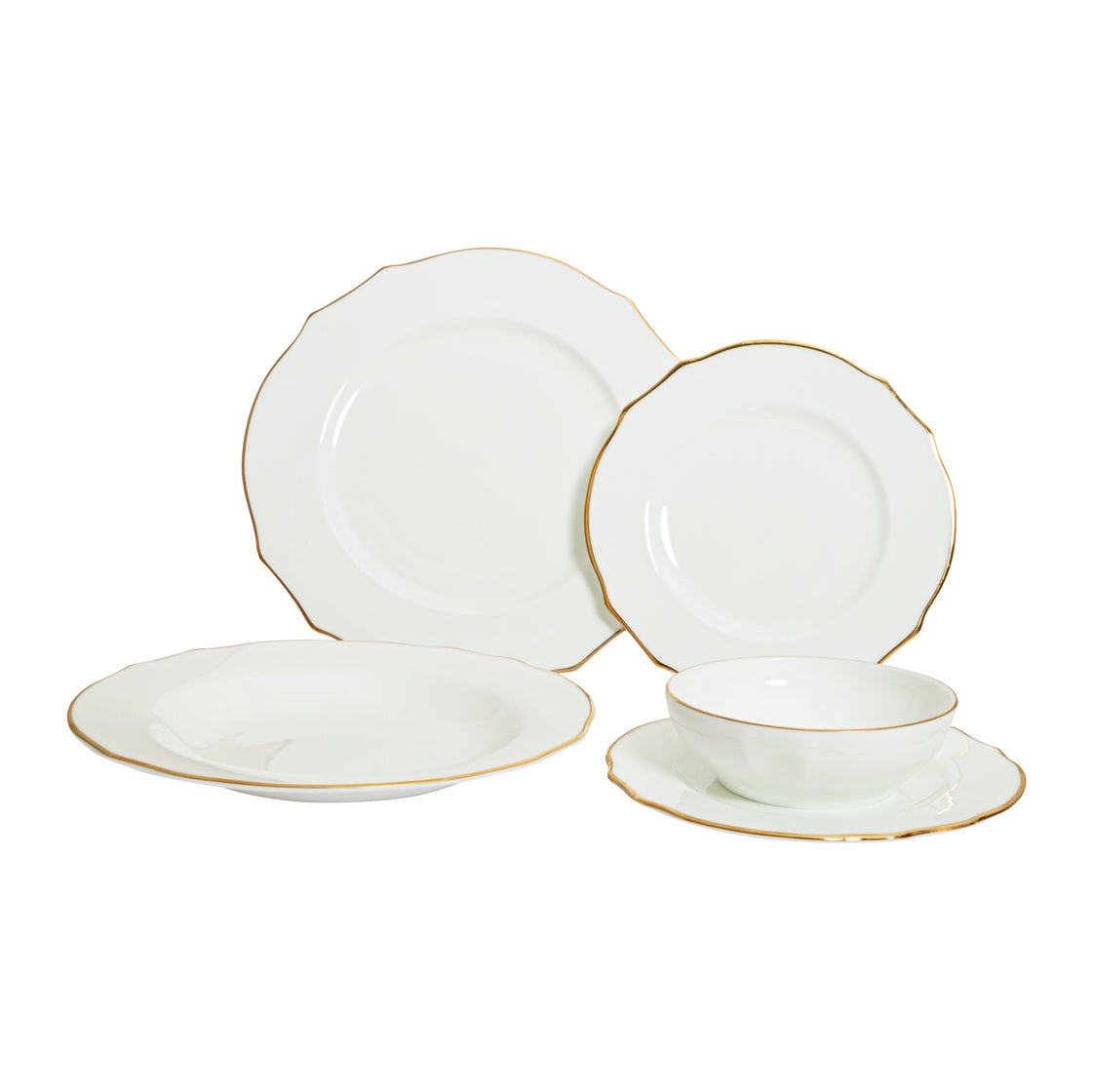 VS-2010-SG - Vikko Shine - Spring Gold, 20 Pc Dinnerware Set