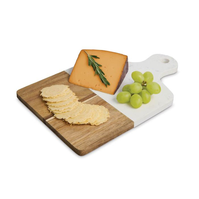 22187 - Rec Marble & Wood Cheese Board