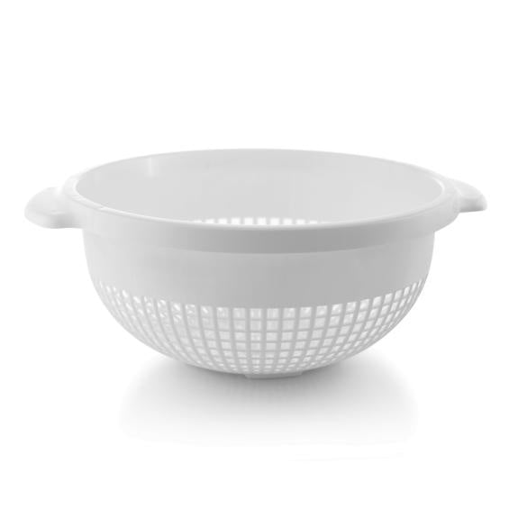 31-1128- Plastic Round Strainer Large 14 Inch White