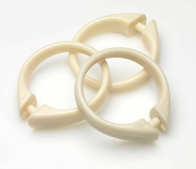 RC-01101 - SHOWER HOOKS- 12ct BONE