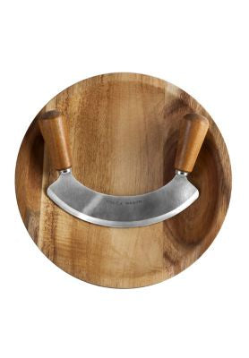 H722130 - Ashden Acacia Mezzaluna with Board