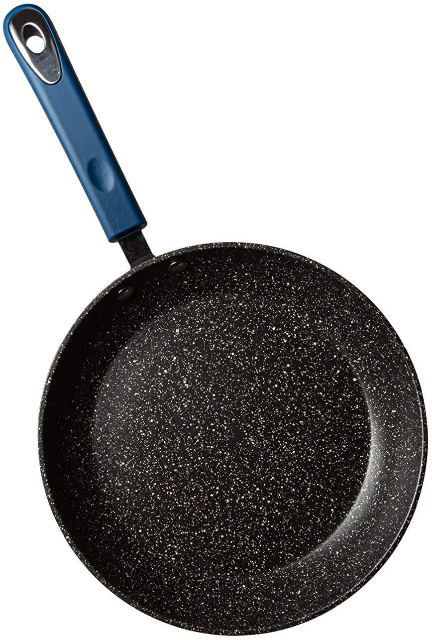 MR-SK8-B - Millvado - Rainbow Non Stick Frypan,Blue 8"", Soft Grip Handle