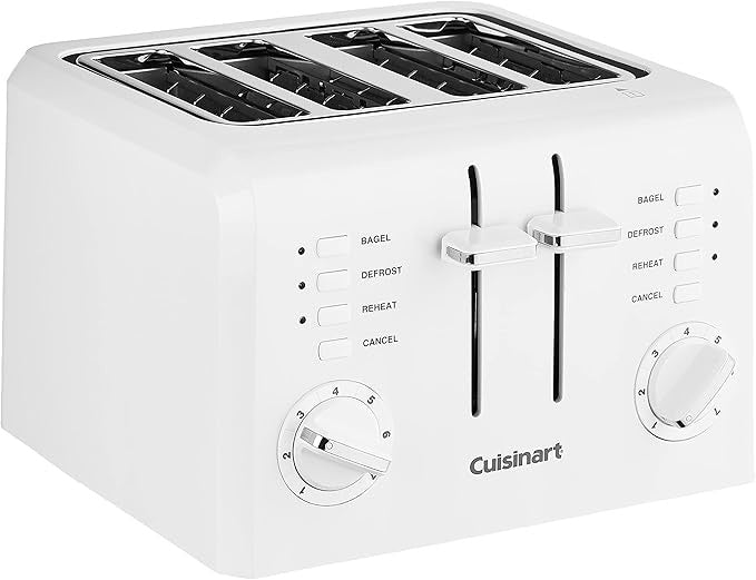 CPT-142P1 - 4-Slice Compact Plastic Toaster, White