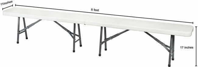 ONT-TAB59 - BENCH/FOLDING - PLASTIC – 11 x 96