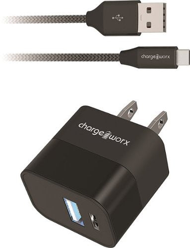 CHA-CX3210BK - Wall Charger w Type C Cable