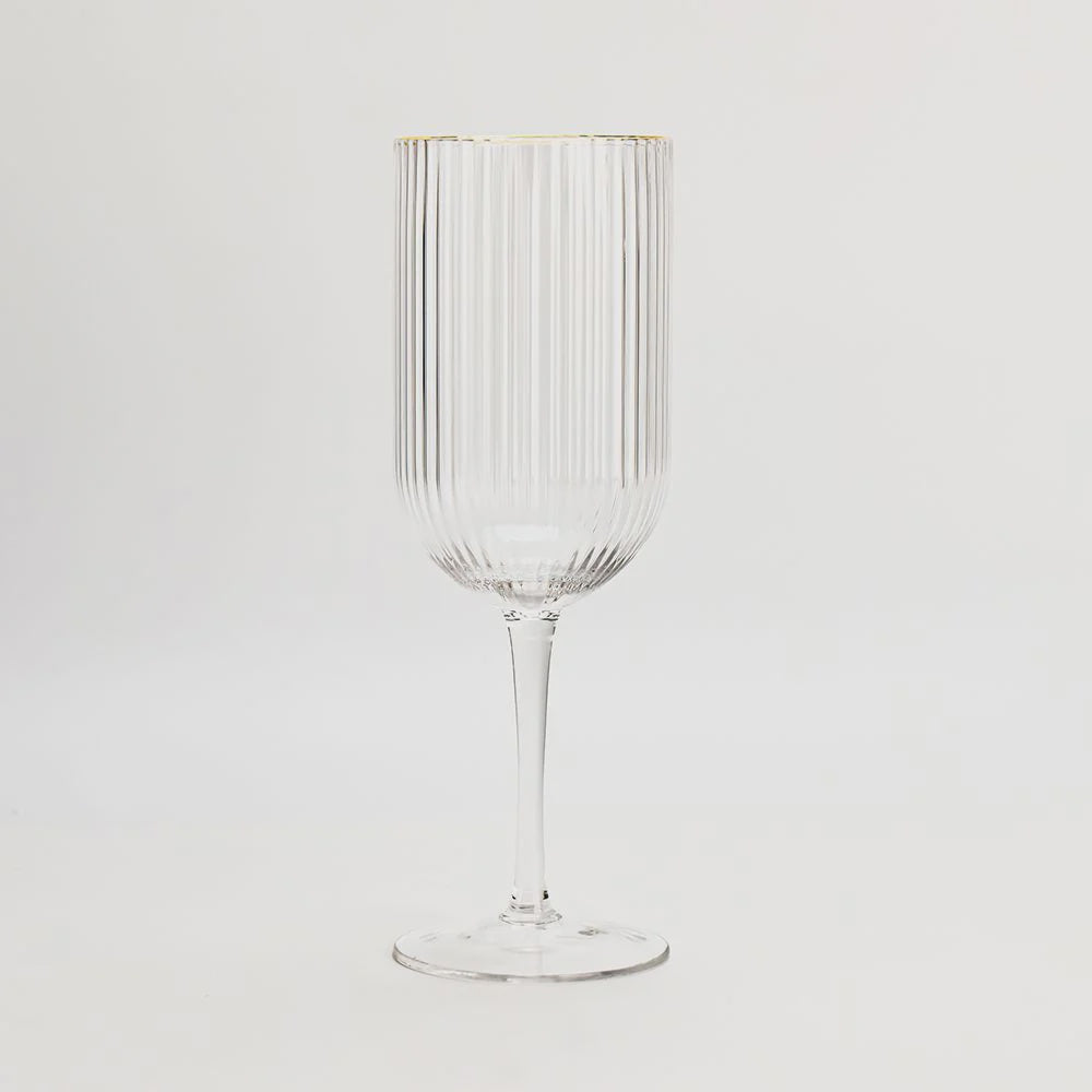 K-GCW-01-GD - Elegant Wine Glass 6pk Gold