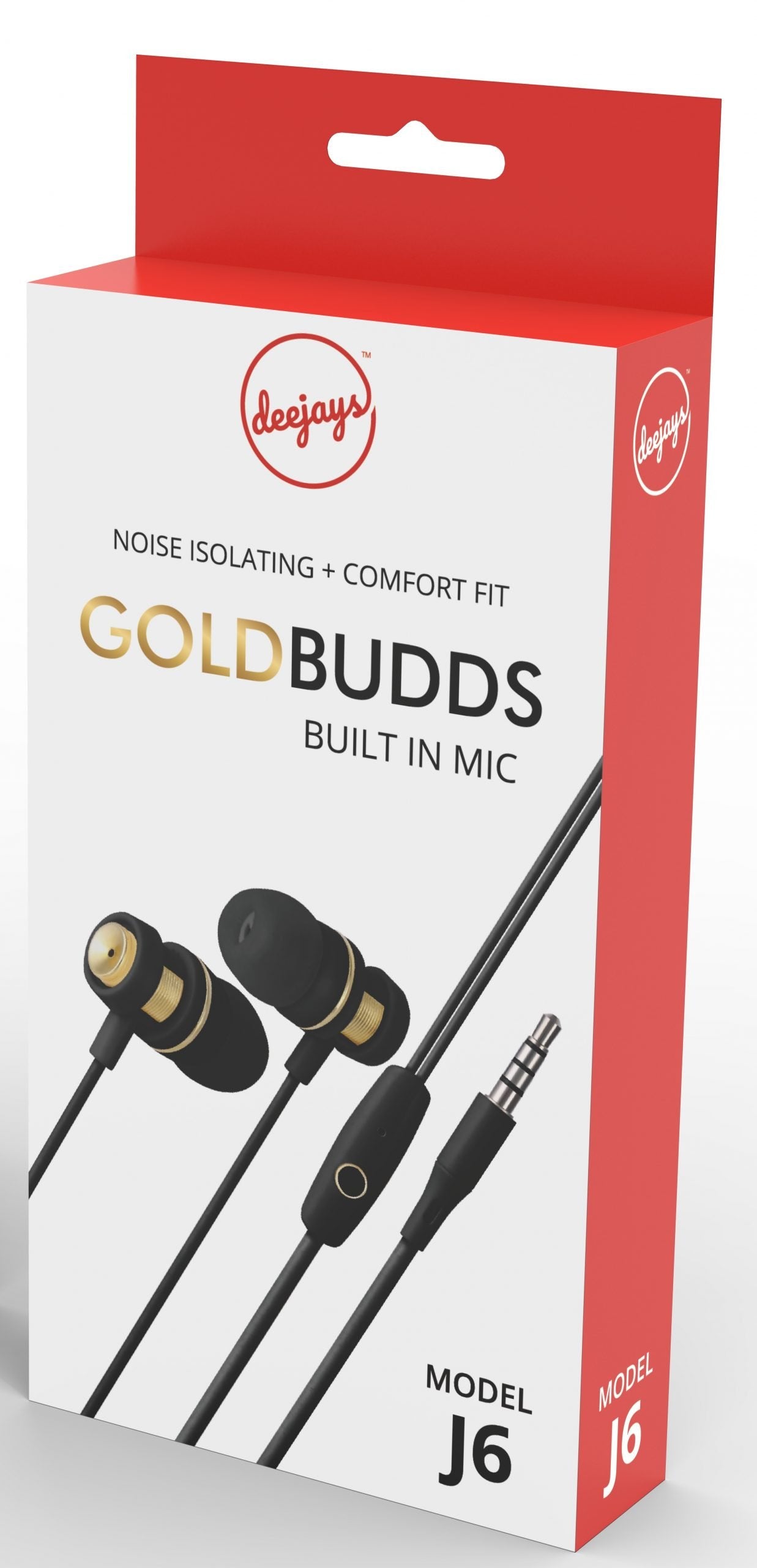 J6B - GoldBudds Black/Gold