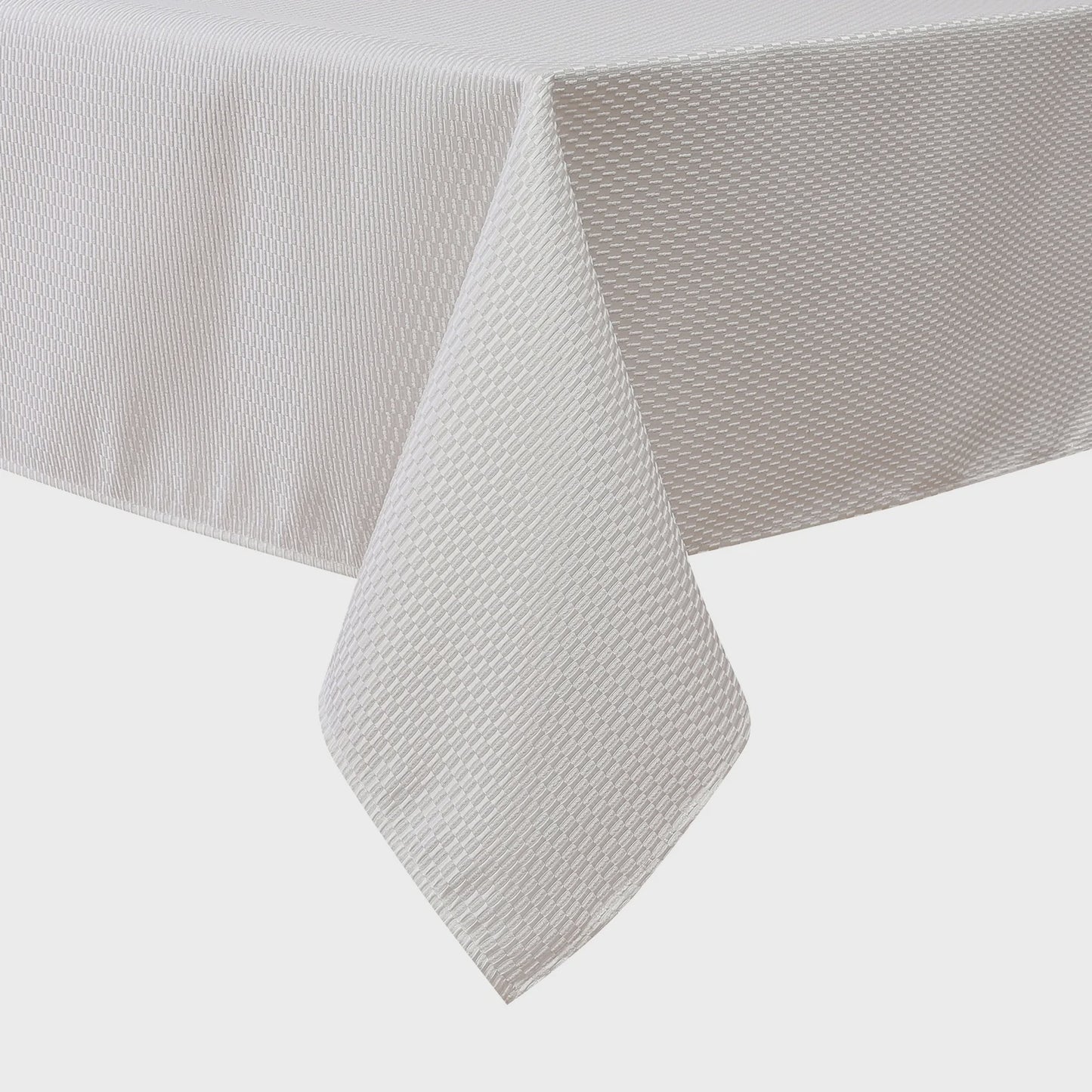TC1379-70180 - Tablecloth Jacquard Chenille white 70" x 180"