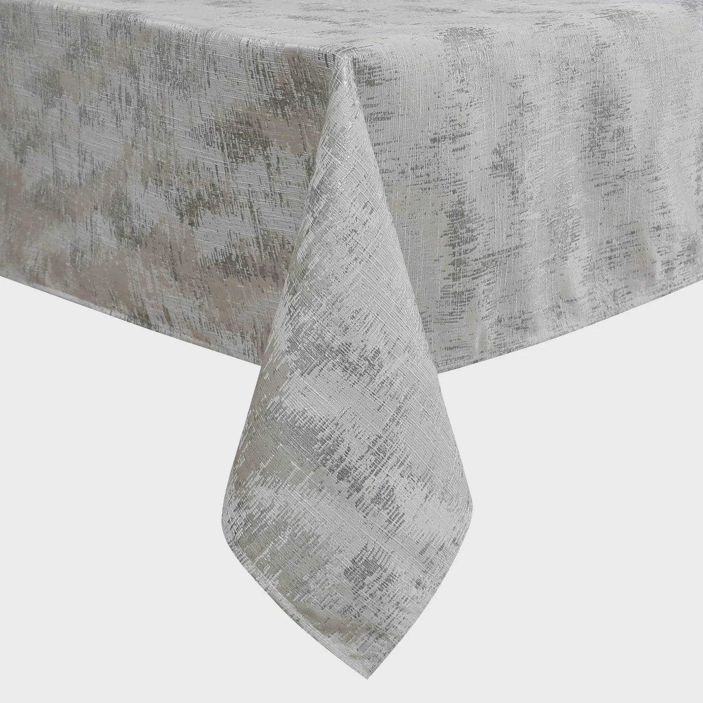 TC1613-70160 - Tablecloth Jacquard Bermuda White 70" x 160"