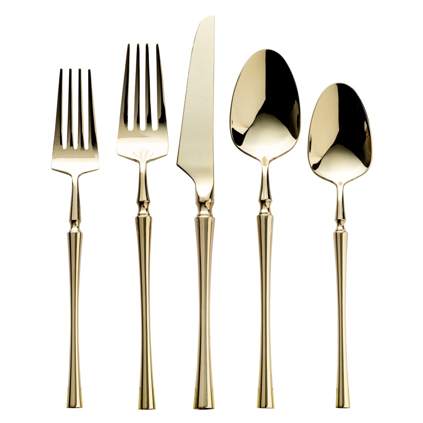 VF-35-ICG-SET - Irene, Mirror Champagne Gold, 18/10 SS, Flatware, 20 Pc Set