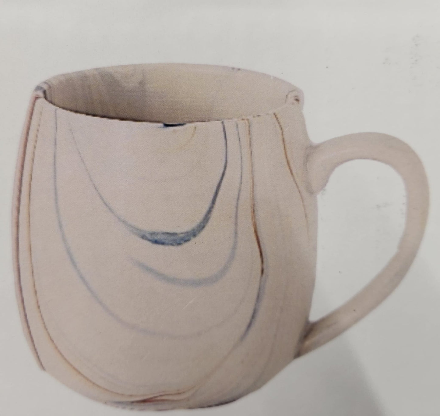 500-2 - MUGS SET/4 MARBLE MATTE