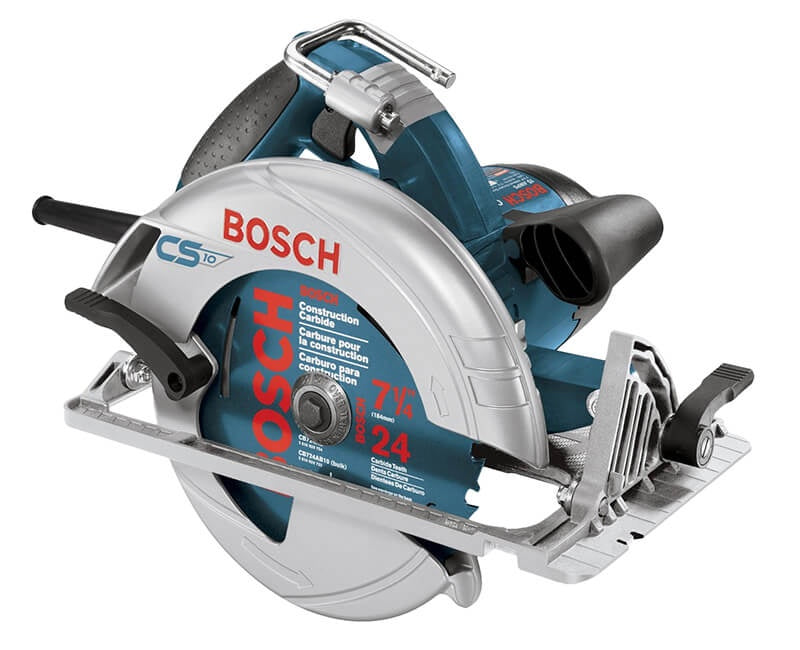 BOSCS10 - 7 1/4" CIRCULAR SAW 15 AMP. WITH 7 JOBSITE TOOL BAG