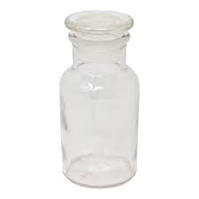 95996AHG17 - Anchor Hocking 8oz Apothecary Jar w Glass Lid