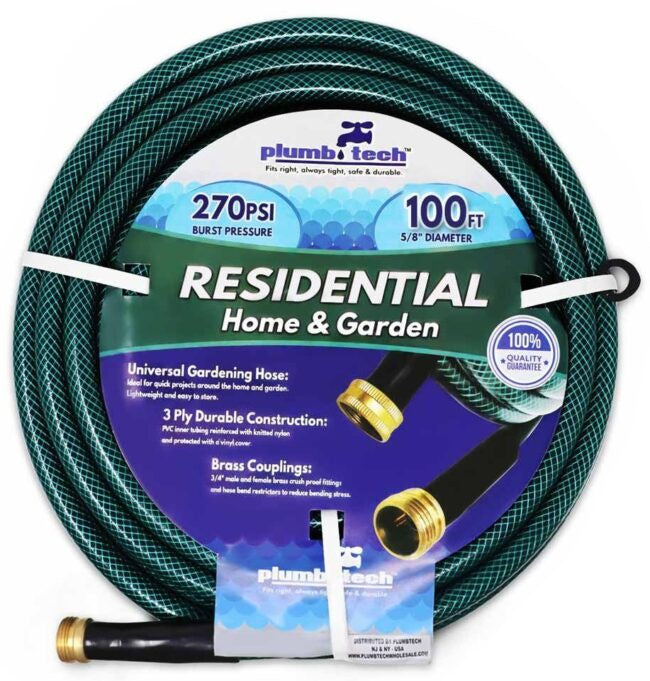 GT-GAR100 - HOSE-VINYL-5/8"-3PLY REINFORCD 100 FT