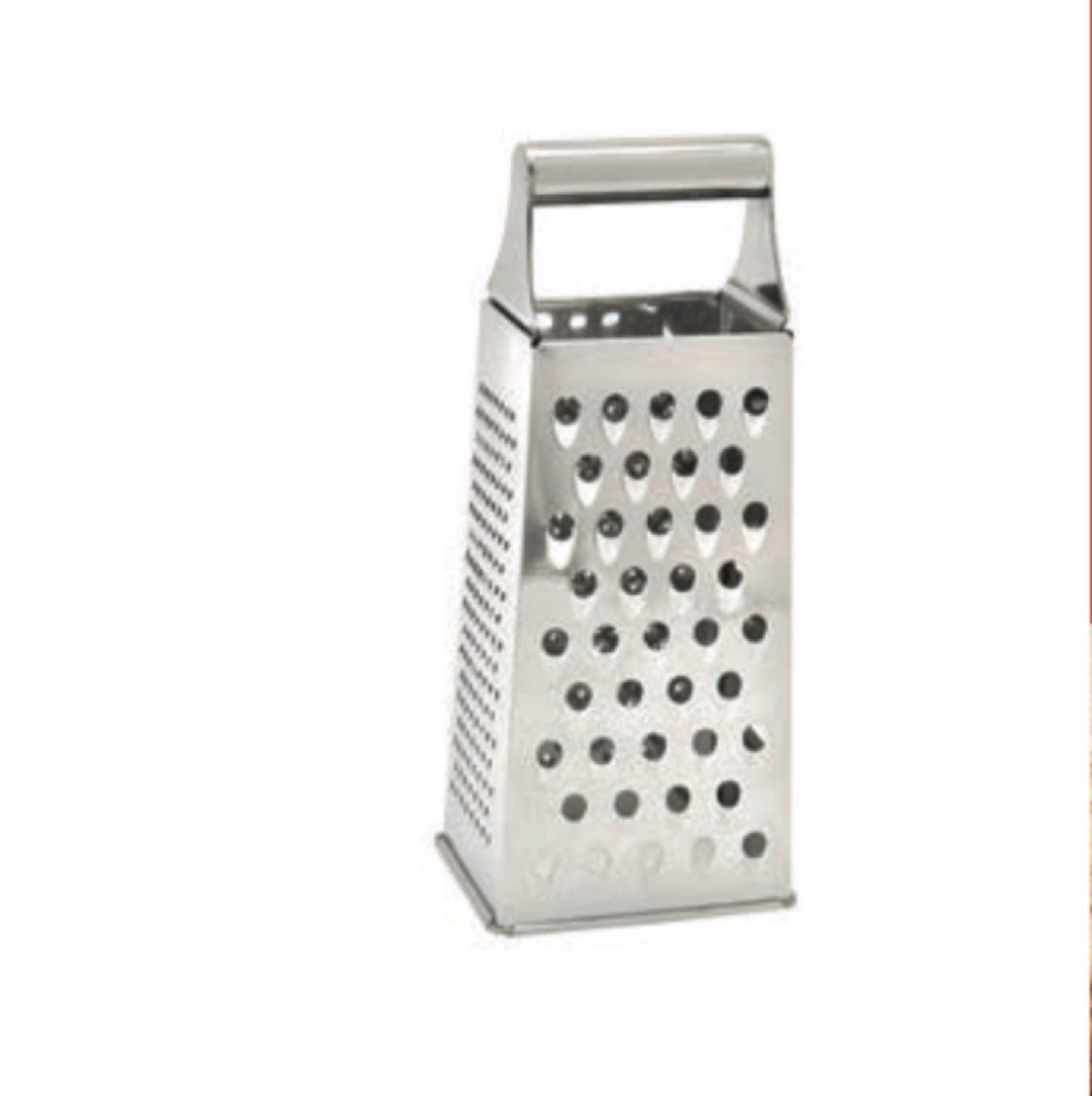 KL324C-9S - HW - 4 Sided Stainless Steel Box Grater, 9.5''