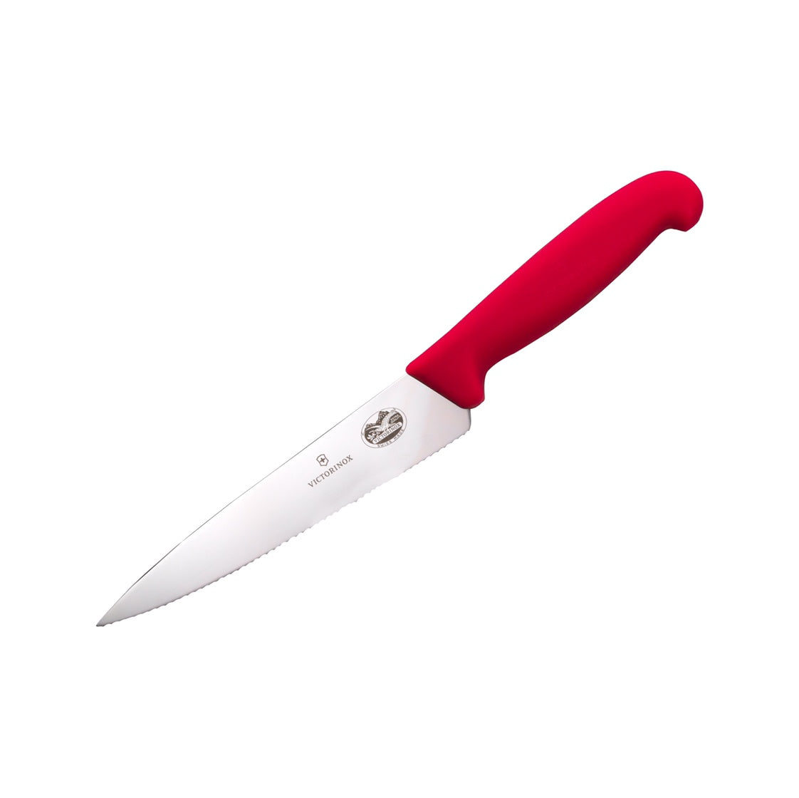 5.2031.15 - Victorinox - Fibrox Pro Chef Knife, Serrated, 6"", Red