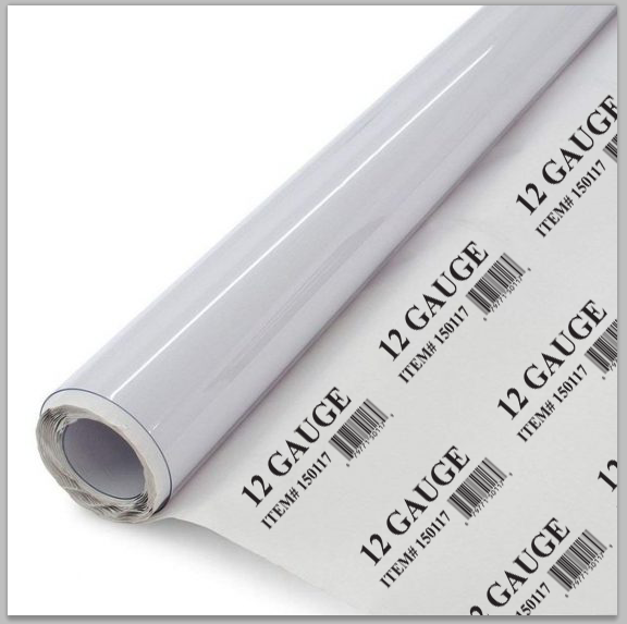 LD-150117 - 54″ CRYSTAL CLEAR PLASTIC – 25 YD – 12 GAUGE