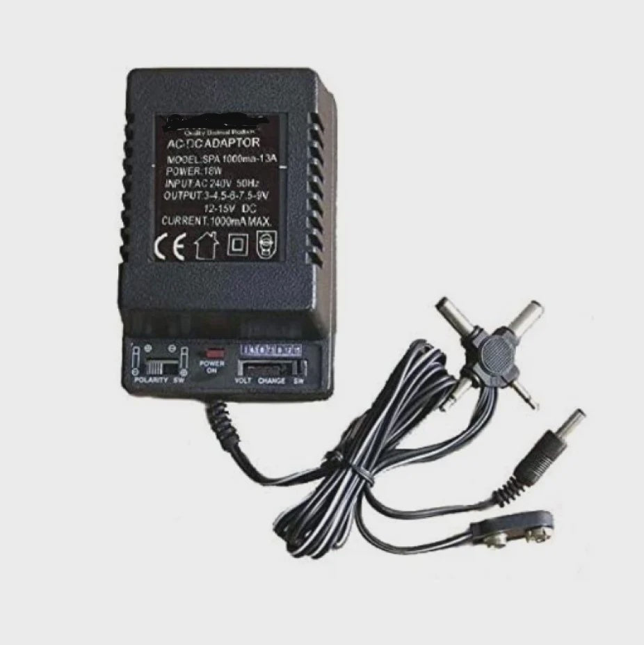 MA1000/SS105 - UNIVERSAL AC/DC ADAPTER 1000MA