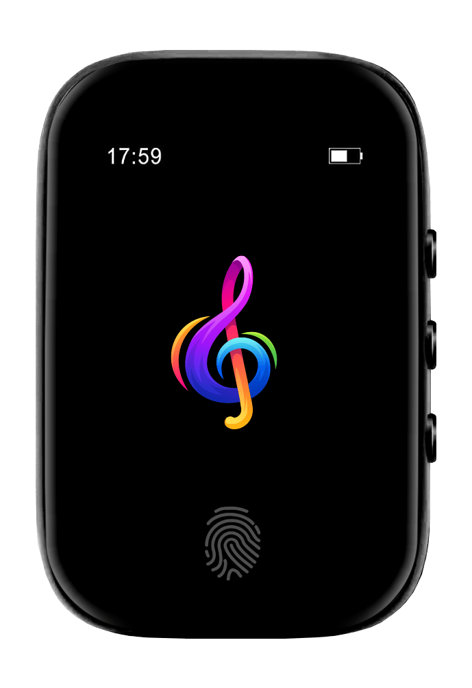 SAMVIX TINY SMARTBASS 2.0 MP3 PLAYER - BLACK