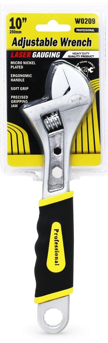 GT-W0209 - ADJUSTABLE WRENCH CARDED -10"