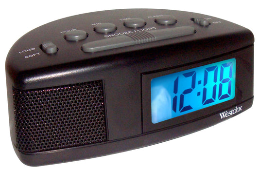WESTCLOX47547 - Westclox Battery Operated LCD Alarm Clock