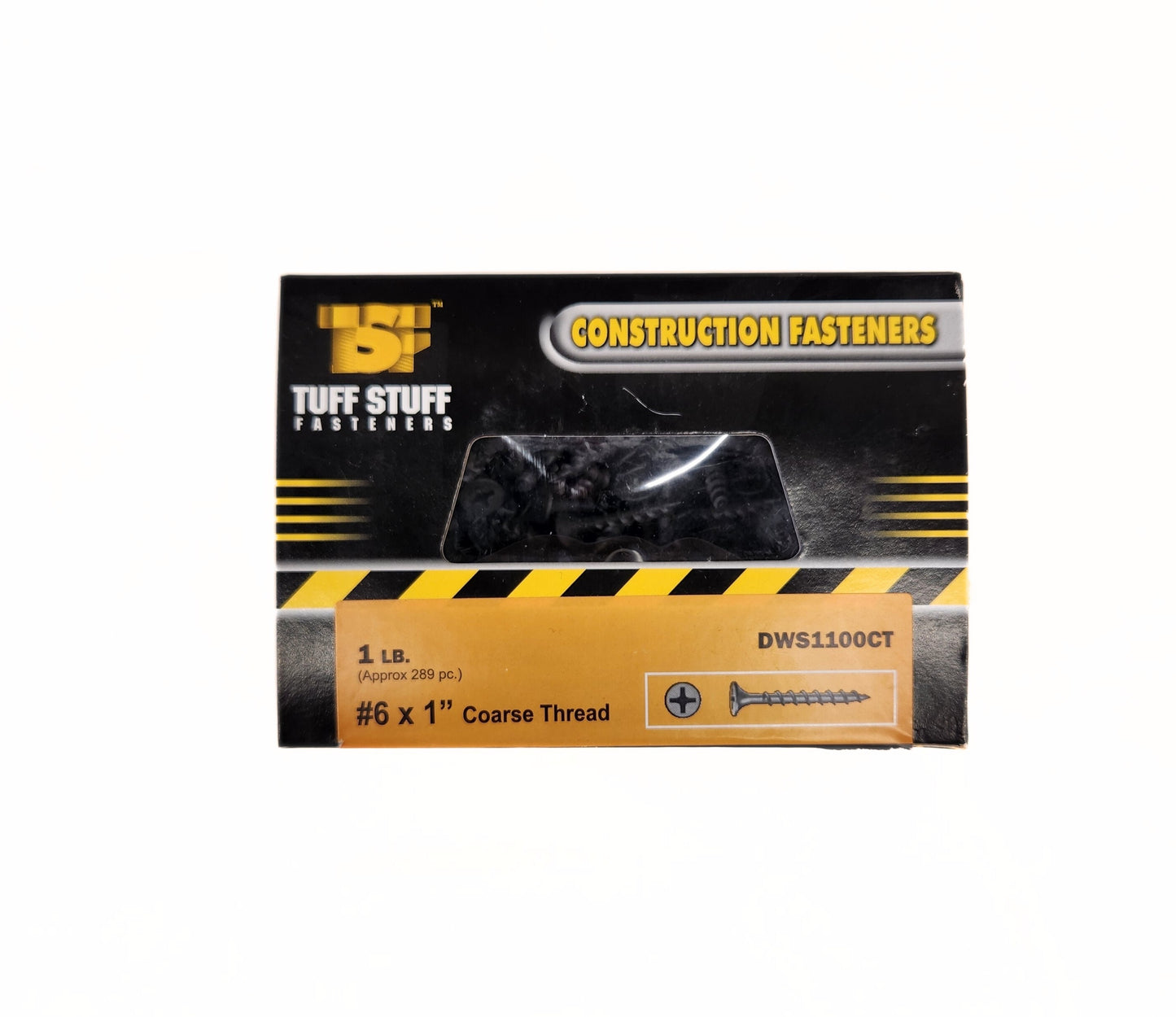 DWS1100CT - 1 LB BOX 1" COARSE THREAD DRYWALL SCREWS