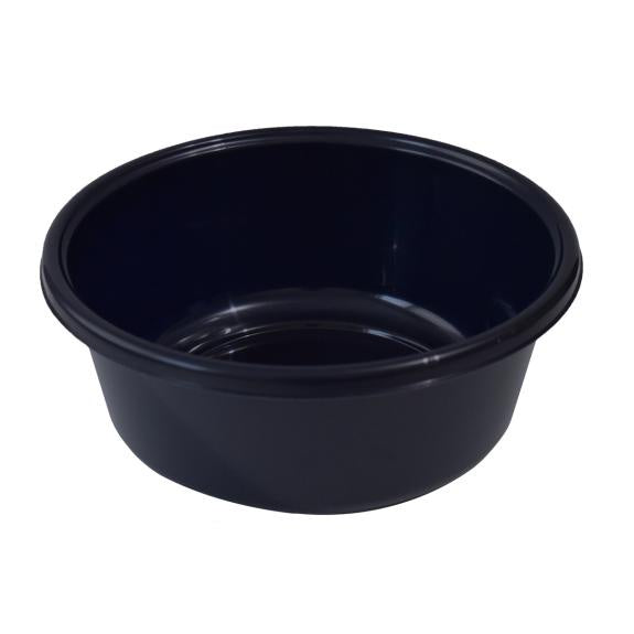 1148 - Round Plastic Wash Basin 11.25in black
