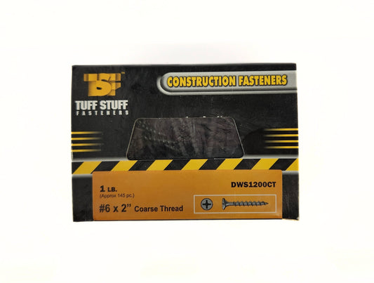 DWS1200CT - 1LB BOX 2" COARSE THREAD DRYWALL SCREWS