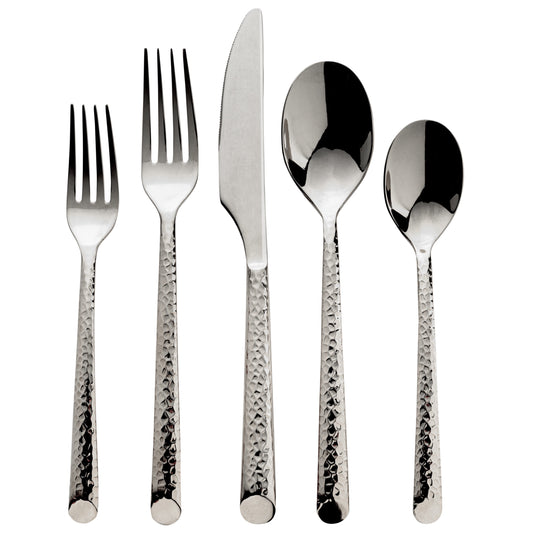VC-200-SET - Vikko Crown - Onyx, Mirrored, 18/10 SS, Flatware, 20 Pc Set