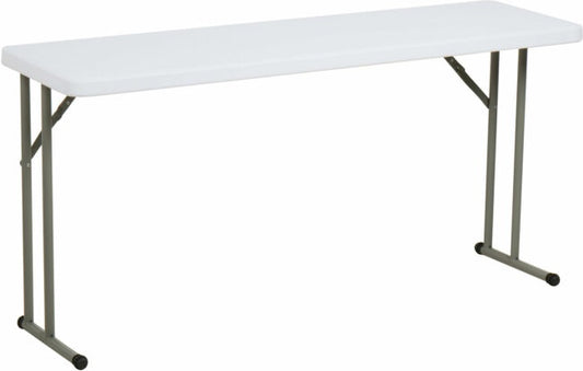 ONT-TAB75 - TABLE/FOLD IN HALF-PLASTIC- 18 x 72