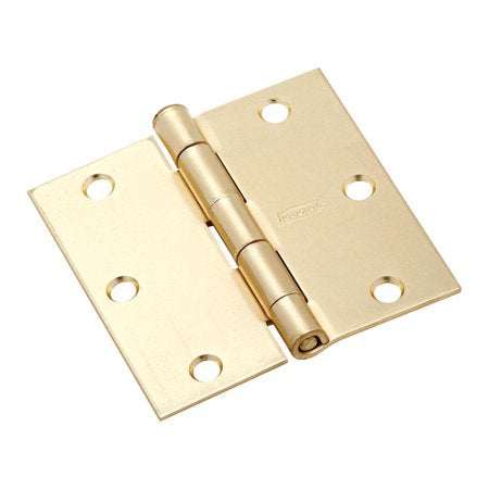 NA830332 - 3.5" BRASS DOOR HINGE SET OF 3