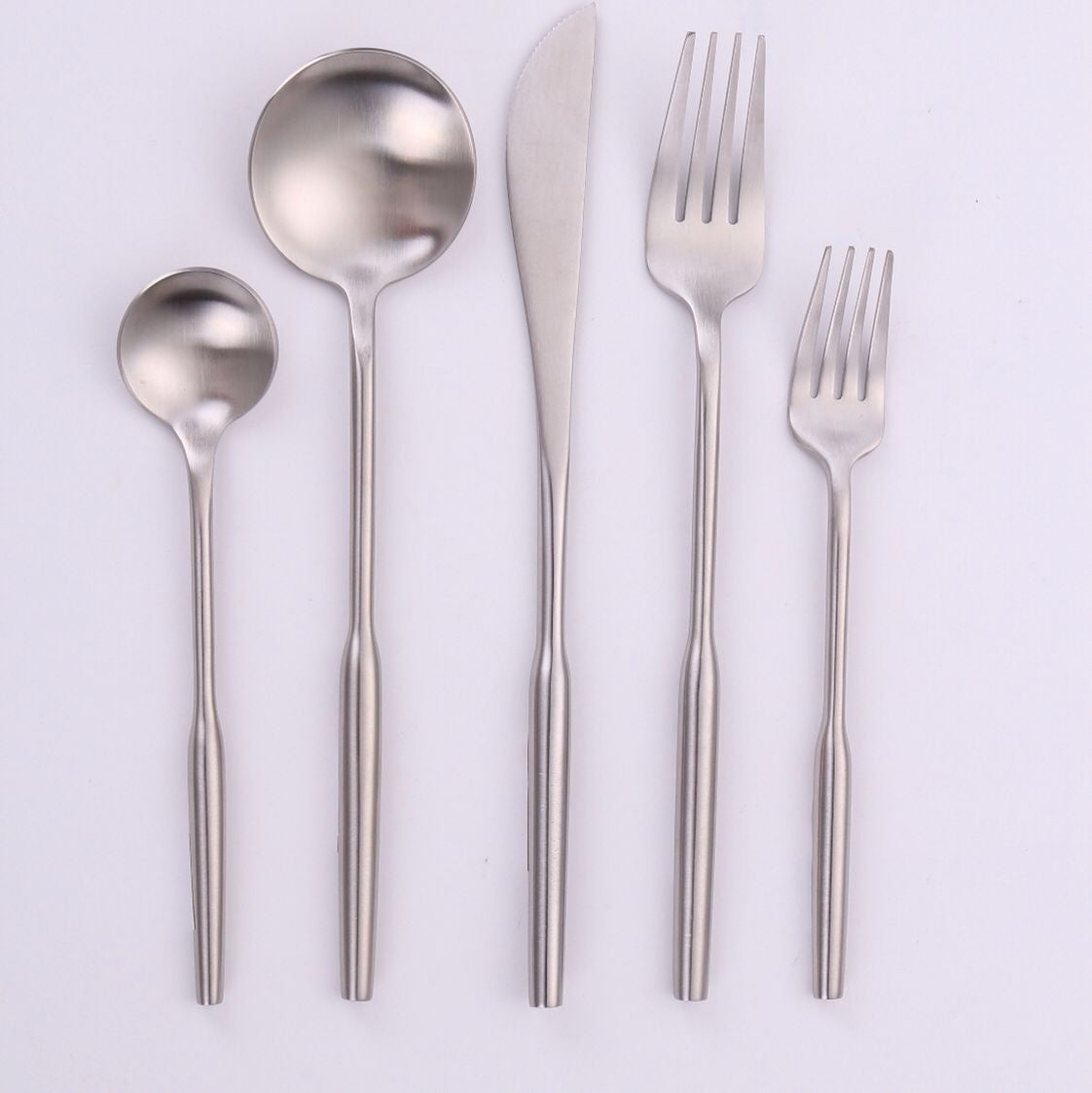 VF-20-AS-SET - Arlington, Brushed Silver, 18/10 Flatware, 20 Pc Set