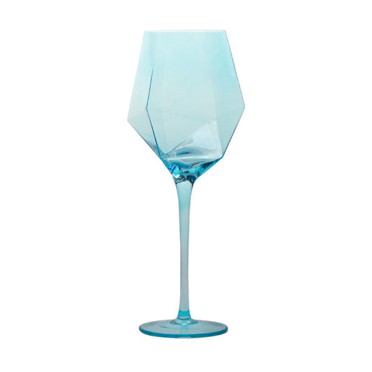 VD-7022-BL - Vikko Decor - Sparkle, Blue, Wine Glass, 22 Oz