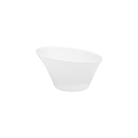 VL-429 - Vikko Lightning - Jersey, White Slanted Small Bowl, 10 oz