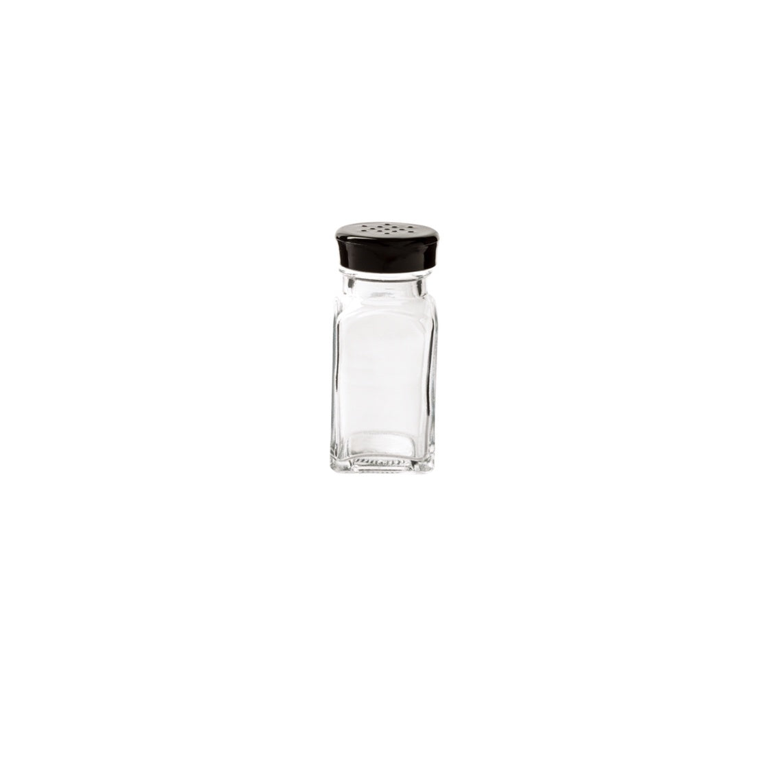 TR-07121005 - Trudeau - Glass, Wink Salt & Pepper Shaker, Black Top