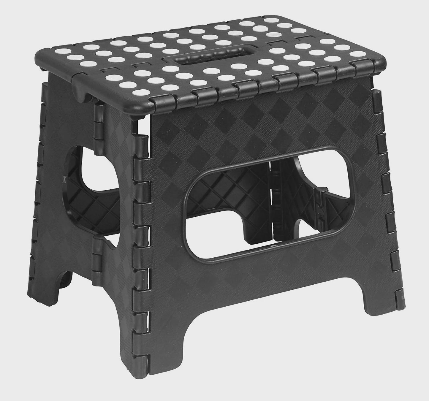 266 - 13" folding step stool black