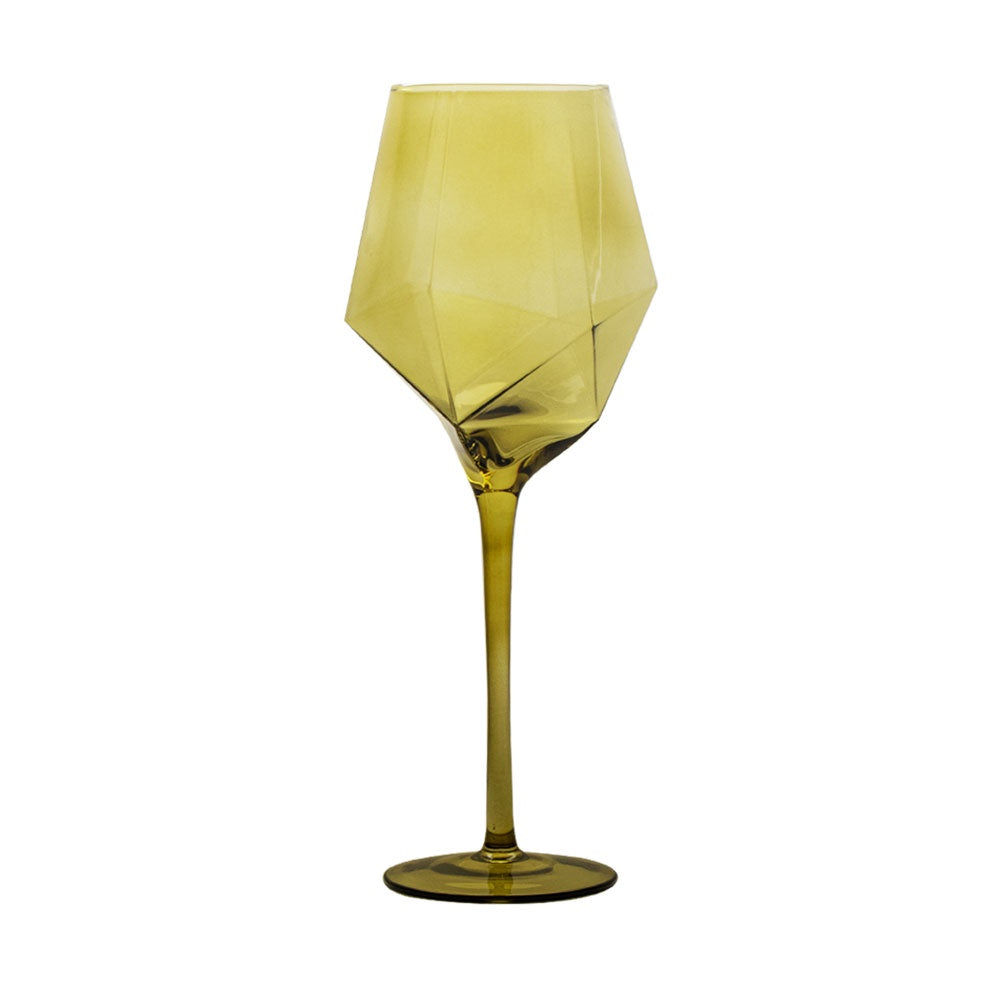 VD-7022-GR - Vikko Decor - Sparkle, Green, Wine Glass, 22 Oz