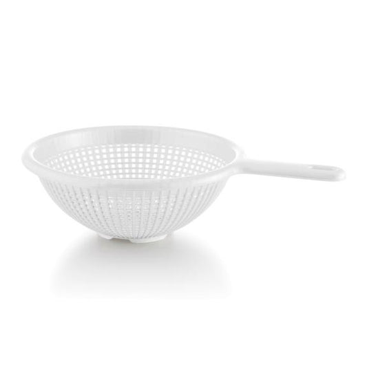 31-1129- Plastic Strainer with Handle 8.5 inch White