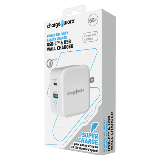 CHA-CX3029WH - A+C PD Wall Charger 65W 100W Dual Port