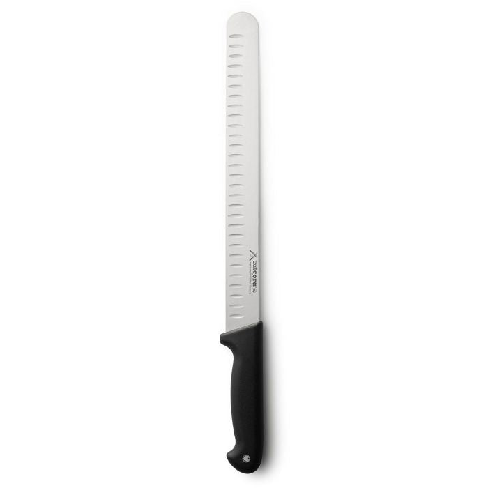 38062 - Granton Edge Slicer Knife, 12in German Steel Blade