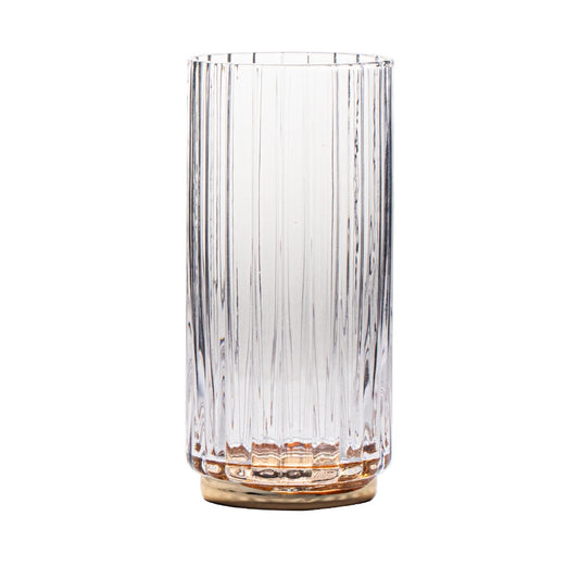 VD-15-EG - Vikko Decor- Elegant, Gold, Highball Glass, 15.5 Oz