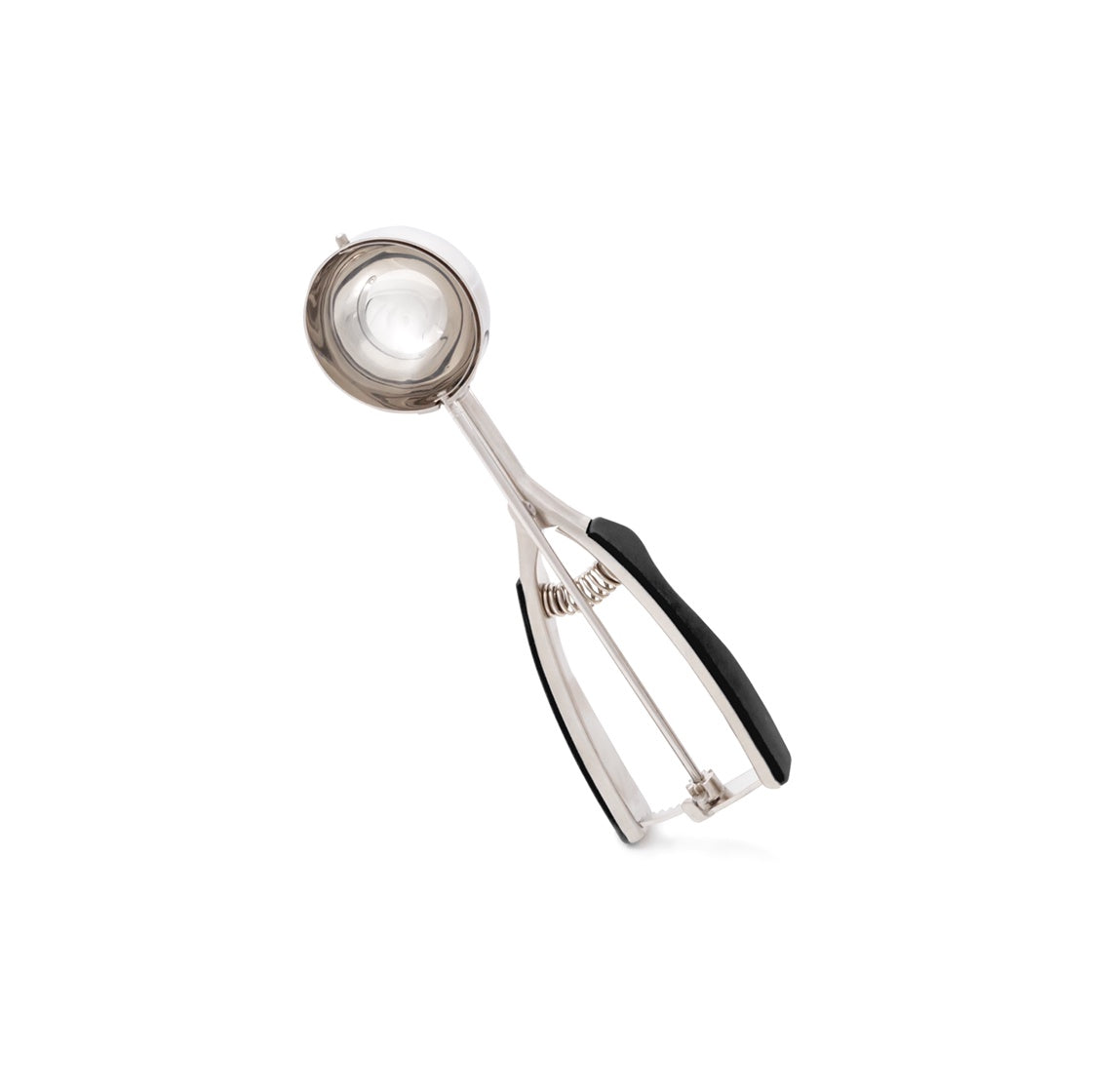 M5326-BK - Millvado - SS Ice Cream Scoop With Soft Grip Handles , Large 2.4'' Dia Black