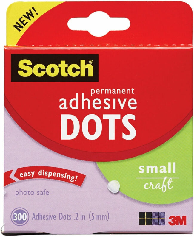 3M-010-300S - ADHESIVE DOTS 300/PK – SMALL