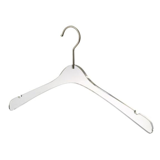 4101 - acrylic Men’s hangers silver hook
