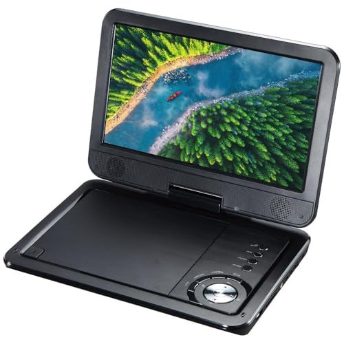 IMPDVP1018K - Impecca 10.1-inch 270° Swivel Screen Portable DVD Player - Black