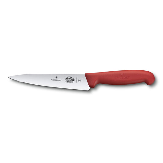 5.2001.15 - Victorinox - Fibrox Pro Chef Knife, Straight, 6"", Red