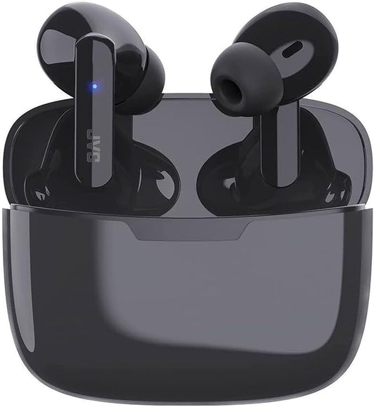 JVCHAD5TB - JVC Ultra-Compact IE Bluetooth Earbuds, True Wireless with Charging Case (Olive Black)