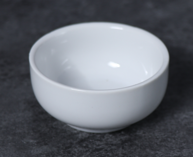 VL-1609 - Vikko - Lightning, Mini Round Appetizer Bowl, 2.5oz, White